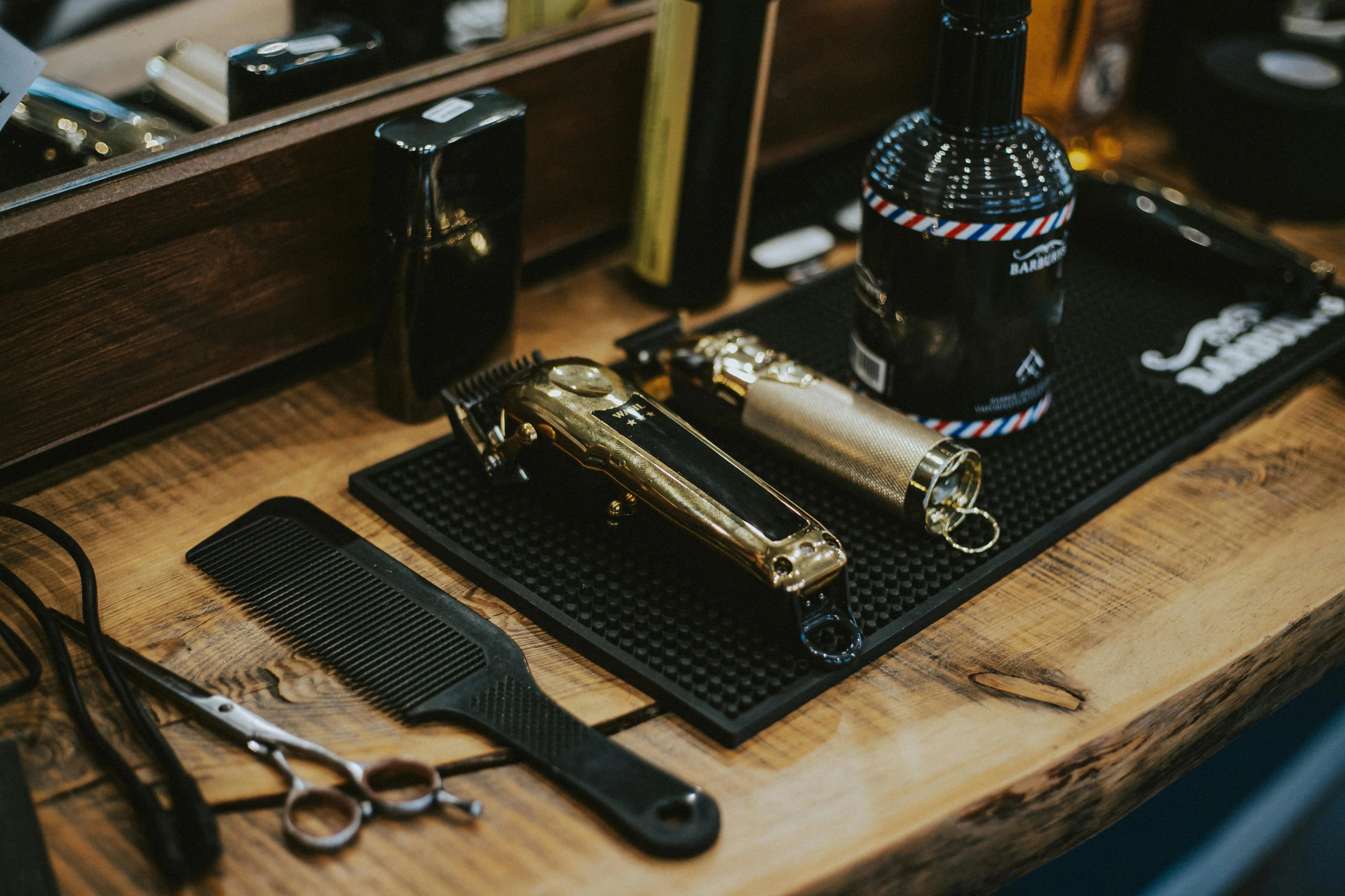 Premium barber shop skin fade haircut in Mount Nelson Hobart Tasmania